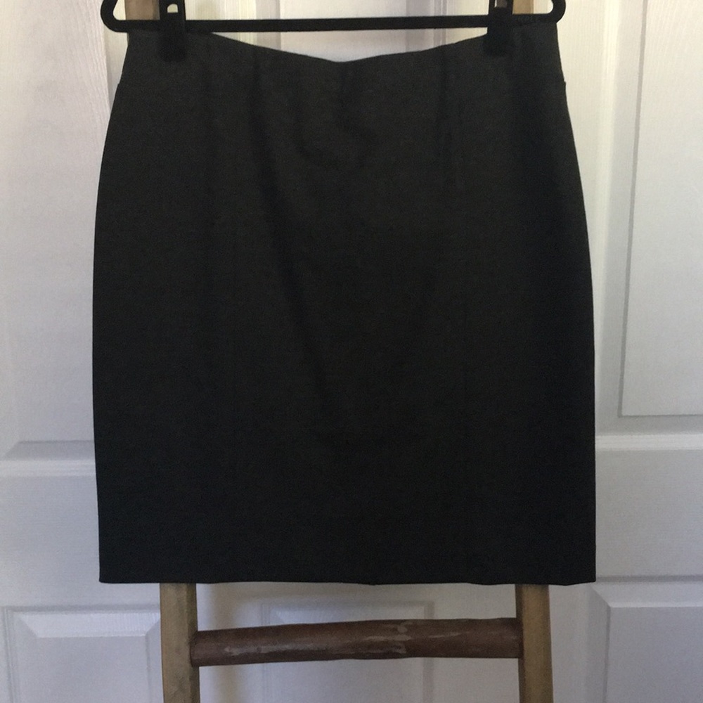 J. Jill ponte knit pencil skirt in charcoal grey